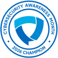 Cybersecurity Awareness Month Champion Badge